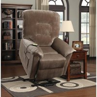 Casual Brown Sugar Power Reclining Lift Chair