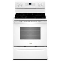 WFE505W0HW Whirlpool 5.3 cu. ft. Freestanding Electric Range with 5 Elements - White