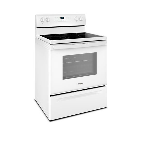 WFE505W0HW Whirlpool 5.3 cu. ft. Freestanding Electric Range with 5 Elements - White-5