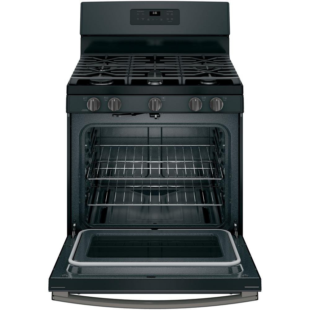 JGB660FEJDS GE 30 Inch Gas Range - Fingerprint Resistance Black Slate -2