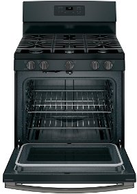JGB660FEJDS GE 30 Inch Gas Range - Fingerprint Resistance Black Slate -2