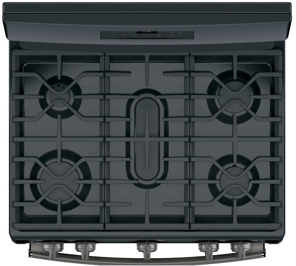 JGB660FEJDS GE 30 Inch Gas Range - Fingerprint Resistance Black Slate -3
