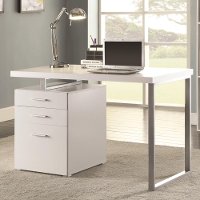 White Contemporary Writing Desk