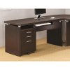 Cappuccino Brown Contemporary Computer Desk - Skylar-2