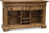 Rustic Brown 3 Piece Dining Room Bar Cabinet Set - Aspen-3