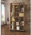Rustic Nutmeg Brown Antique Bookshelf - Barritt