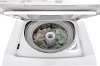 GUD24GSSMWW GE Unitized Spacemaker 2.3 DOE cu. ft. Stainless Steel Washer and 4.4 cu. ft. Gas Dryer-2