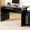 Black Contemporary Oak Computer Desk