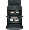 JGB860FEJDS GE 30 Inch Free-Standing Gas Double Oven Convection Range - Black Slate-2