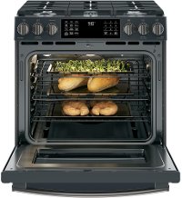 PGS930FELDS GE Profile Series 30 Slide-In Front Control Gas Range - Black Slate-3
