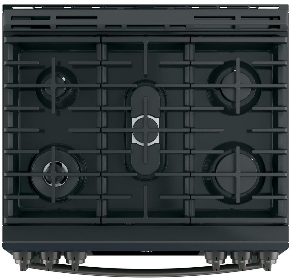 PGS930FELDS GE Profile Series 30 Slide-In Front Control Gas Range - Black Slate-4