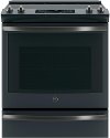 JS760FLDS GE 30 Slide-In Electric Convection Range - Black Slate
