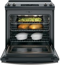 JS760FLDS GE 30 Slide-In Electric Convection Range - Black Slate-3