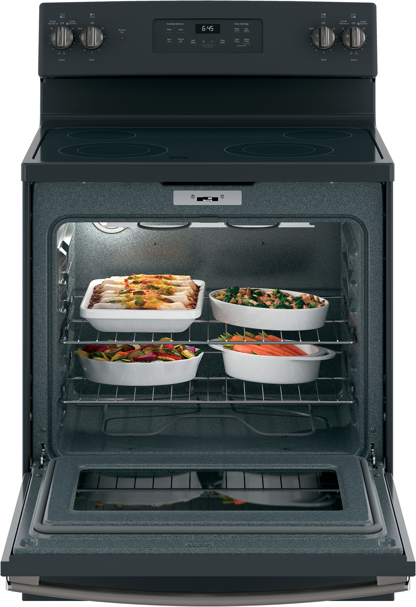 JB645FKDS GE 30 Free-Standing Electric Range - Black Slate-3