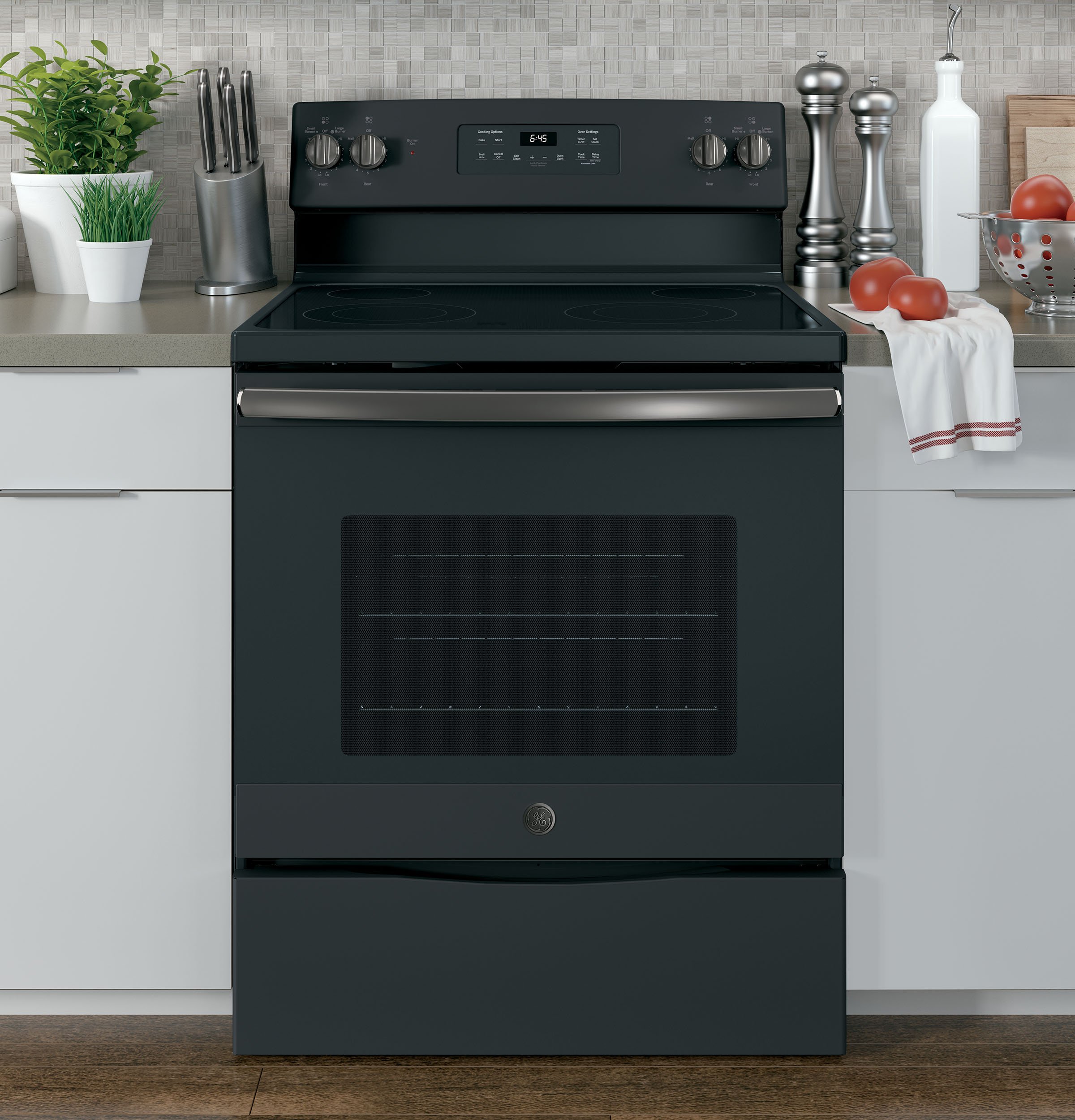 JB645FKDS GE 30 Free-Standing Electric Range - Black Slate-5