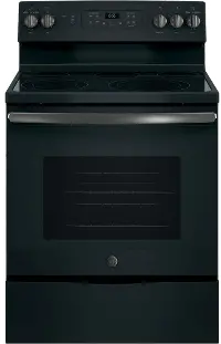 JB655FKDS GE 30 Free-Standing Electric Convection Range - Black Slate