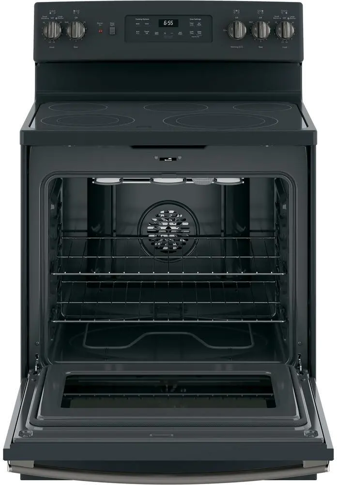 JB655FKDS GE 30 Free-Standing Electric Convection Range - Black Slate-2
