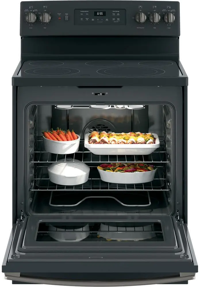 JB655FKDS GE 30 Free-Standing Electric Convection Range - Black Slate-3