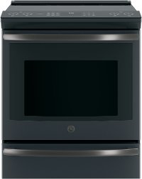 PHS930FLDS GE Profile Series 30 Slide-In Front Control Induction and Convection Range - Black Slate