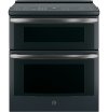 PS960FLDS GE Profile Electric Double Oven Convection Smart Range - Black Slate