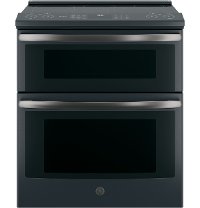 PS960FLDS GE Profile Electric Double Oven Convection Smart Range - Black Slate