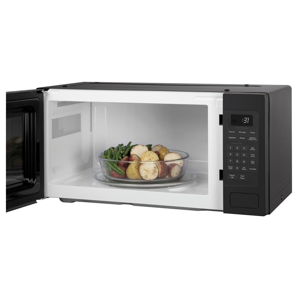 PEM31FMDS GE Profile 1.1 Cu. Ft. Countertop Microwave - Black Slate-2