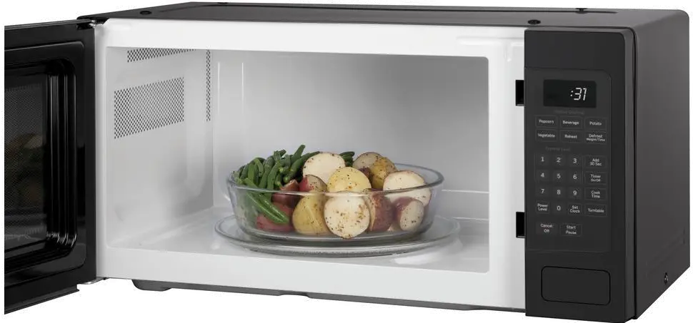 PEM31FMDS GE Profile 1.1 Cu. Ft. Countertop Microwave - Black Slate-2