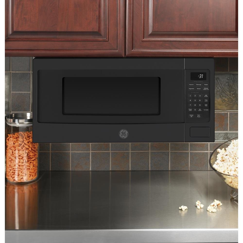 PEM31FMDS GE Profile 1.1 Cu. Ft. Countertop Microwave - Black Slate-5