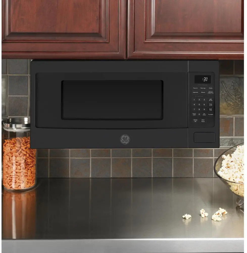 PEM31FMDS GE Profile 1.1 Cu. Ft. Countertop Microwave - Black Slate-5