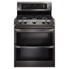 LDG4313BD LG Double Oven Gas Range - 6.9 cu. ft. Black Stainless Steel-3