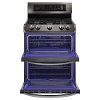 LDG4313BD LG Double Oven Gas Range - 6.9 cu. ft. Black Stainless Steel-5