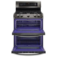 LDG4313BD LG Double Oven Gas Range - 6.9 cu. ft. Black Stainless Steel-5
