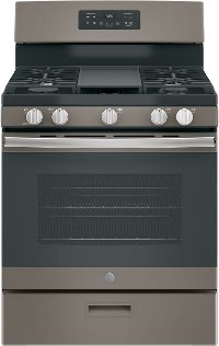 JGBS66FEKDS GE 30 Inch Free-Standing Gas Range - Black Slate