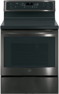 PHB920BJTS GE Profile Series 30 Free-Standing Convection Range with Induction - Black Stainless Steel