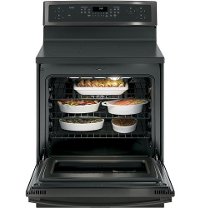 PHB920BJTS GE Profile Series 30 Free-Standing Convection Range with Induction - Black Stainless Steel-6