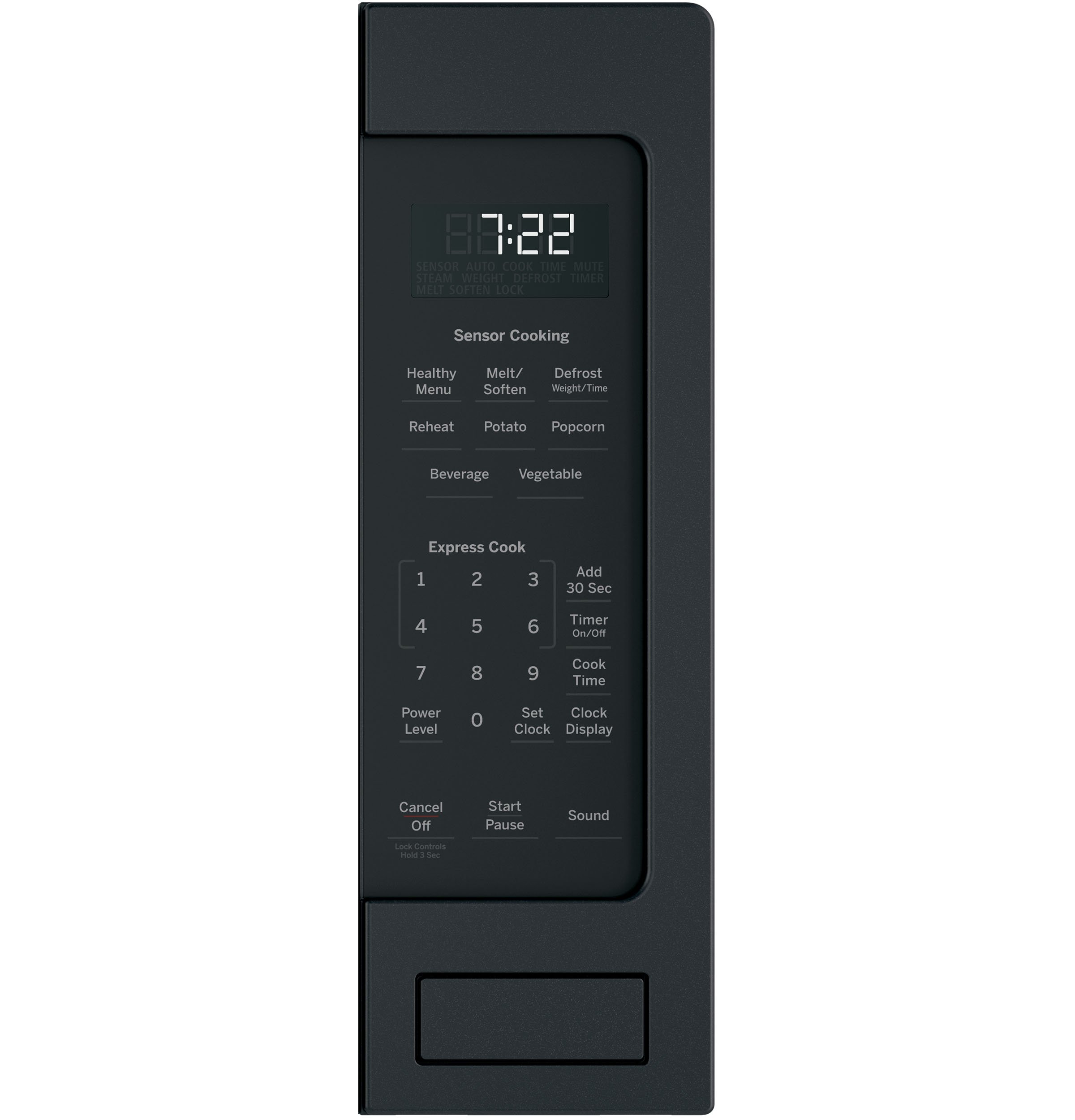 PES7227FMDS GE Profile Countertop Microwave - 2.2 Cu. Ft. Black Slate-2