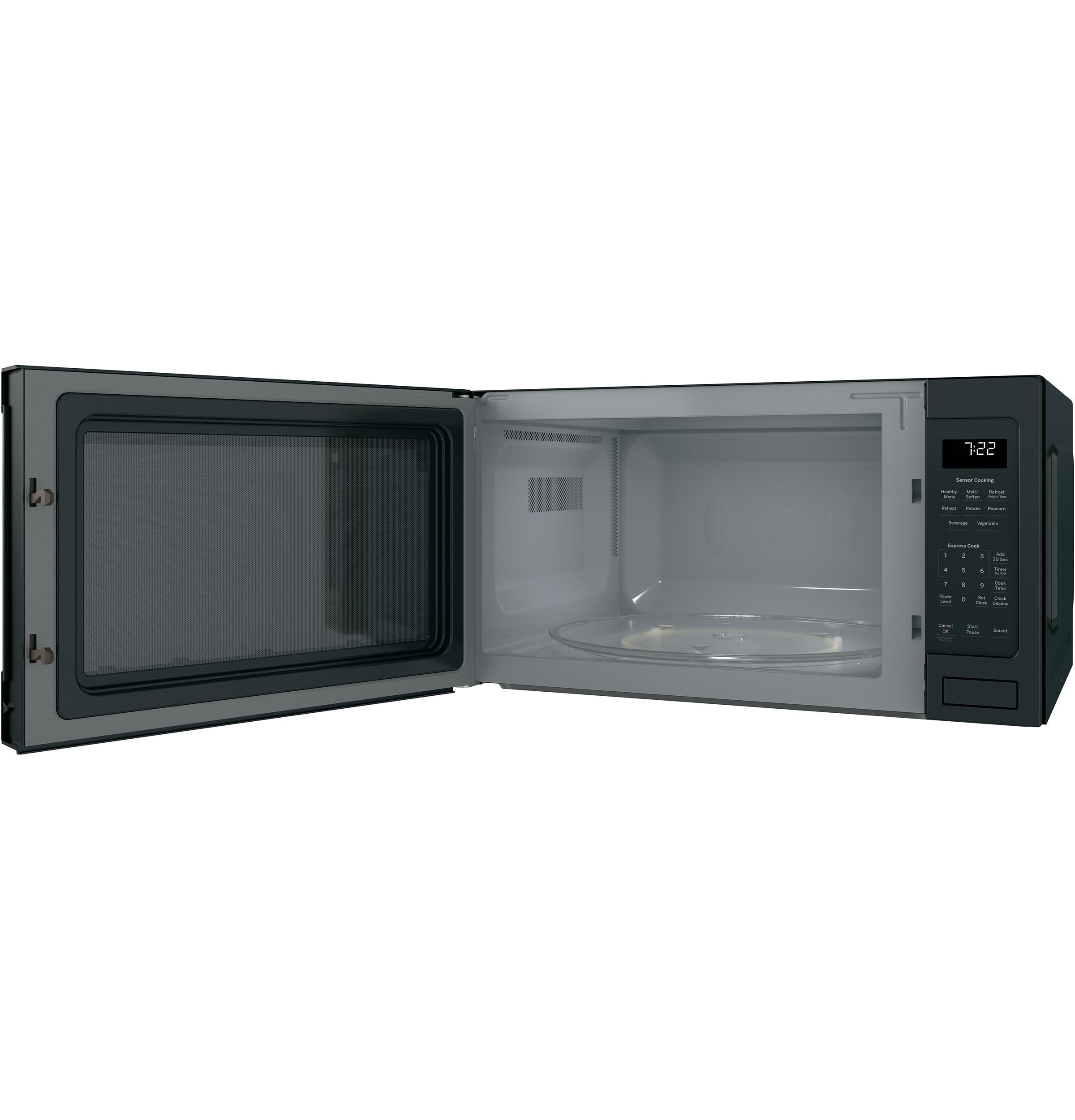 PES7227FMDS GE Profile Countertop Microwave - 2.2 Cu. Ft. Black Slate-4