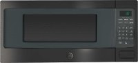 PEM31BMTS GE Profile 1.1 Cu. Ft. Capacity Countertop Microwave - Black Stainless Steel