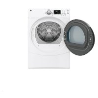 GFD45ESSMWW GE Electric Dryer - White 7.5 cu. ft.-2