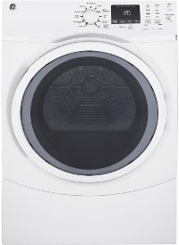 GFD45GSSMWW GE Gas Dryer with Steam - 7.5 cu. ft. White
