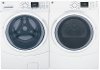 KIT GE Front Load Washer and Dryer Set - White Electric