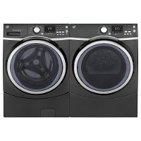KIT GE Front Load Washer and Electric Laundry Kit - Diamond Gray-2