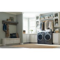 KIT GE Front Load Washer and Electric Laundry Kit - Diamond Gray-3