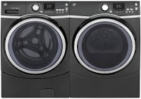 KIT GE Front Load Washer and Gas Laundry Kit - Diamond Gray