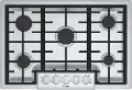 NGM8056UC Bosch 800 Series 30 Inch 5 Burner Gas Cooktop - Stainless Steel