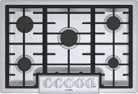 NGM8056UC Bosch 800 Series 30 Inch 5 Burner Gas Cooktop - Stainless Steel