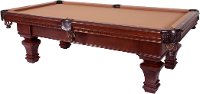 Dark Amber and Taupe 8' Pool Table - Rocklin