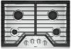 WCG55US0HS Whirlpool 30 Inch Gas Cooktop with 4 Burners and EZ-2-LIFT Hinged Cast-Iron Grates - Stainless Steel