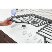 WCG55US0HW Whirlpool 30 Inch Gas Cooktop with 4 Burners and EZ-2-LIFT Hinged Cast-Iron Grates - White-2