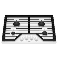 WCG55US0HW Whirlpool 30 Inch Gas Cooktop with 4 Burners and EZ-2-LIFT Hinged Cast-Iron Grates - White-3